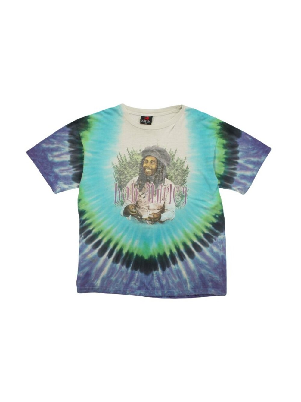 2003 Zion Bob Marley Distressed Tie Dye Tee XL